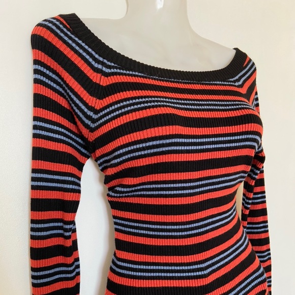 Forever 21 Striped Long Sleeve Sweater - Picture 1 of 4